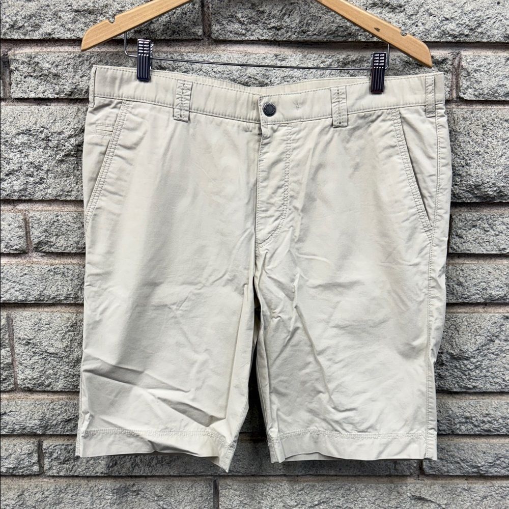 Men's Flat Front Khaki Shorts - Classic Summer Staple